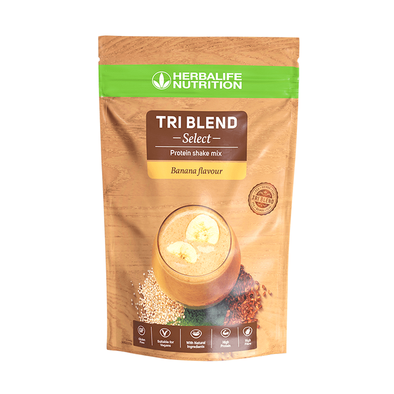 Tri Blend-Shake Proteic Vegan Banana 600 g