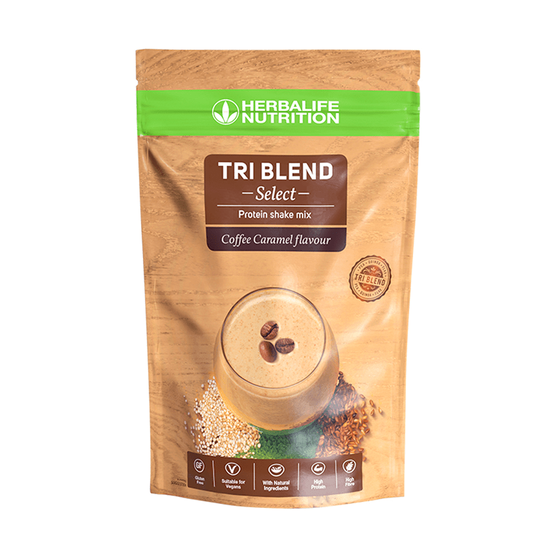 Tri Blend - Shake Proteic Vegan Caramel 600 g